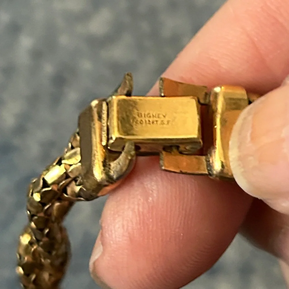 Bigney Gold Textured Necklace